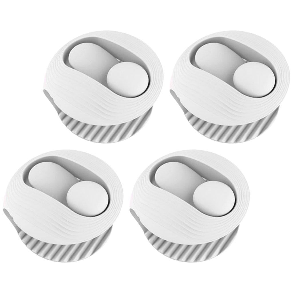 Bed Cover Grippers Fasteners Clips Slip-Resistant for Winter Quilts Clothes white