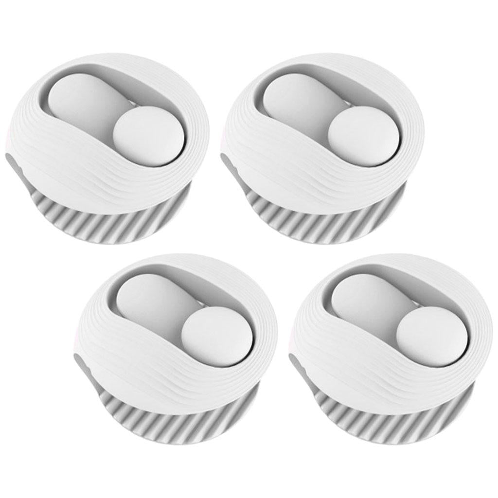 Bed Cover Grippers Fasteners Clips Slip-Resistant for Winter Quilts Clothes white