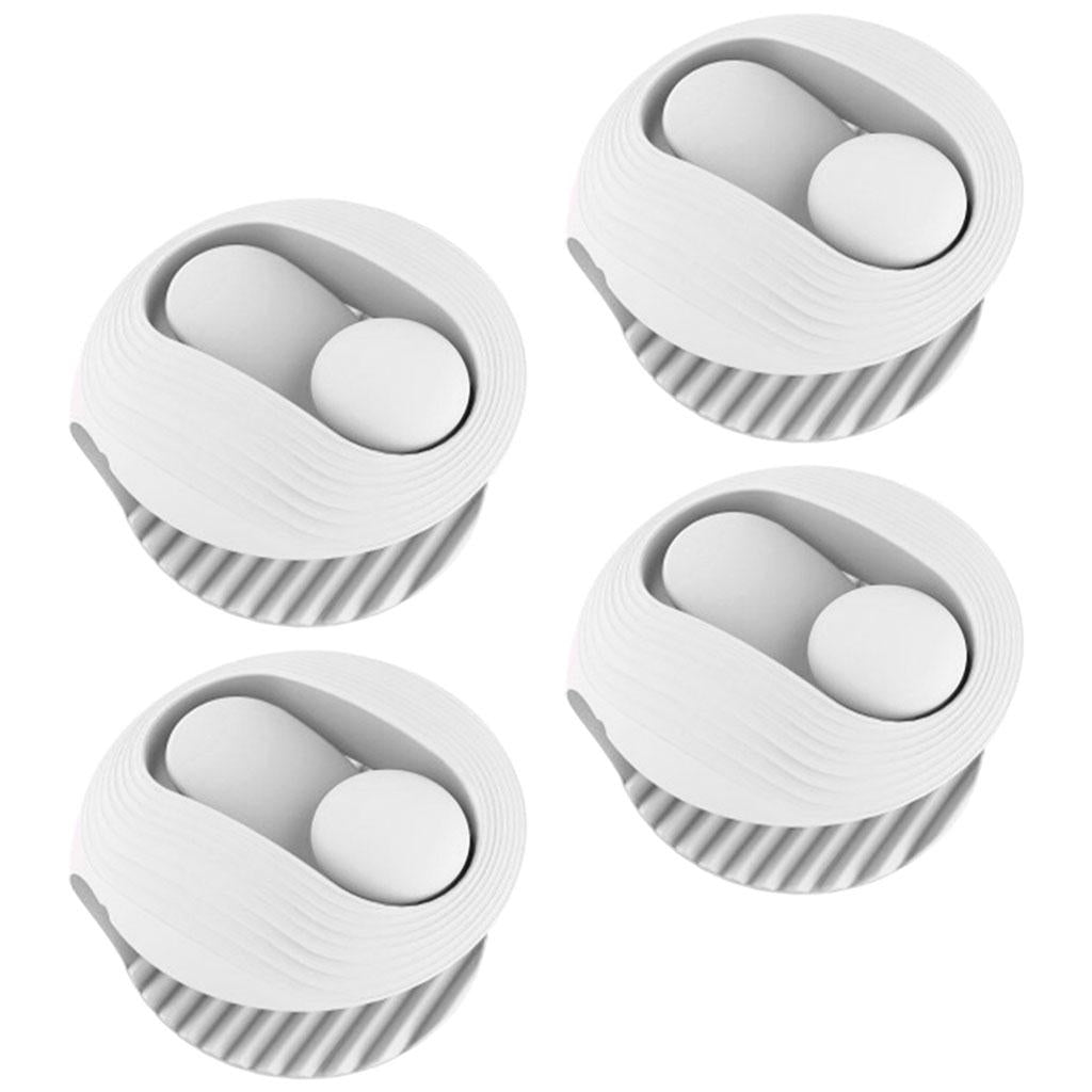 Bed Cover Grippers Fasteners Clips Slip-Resistant for Winter Quilts Clothes white