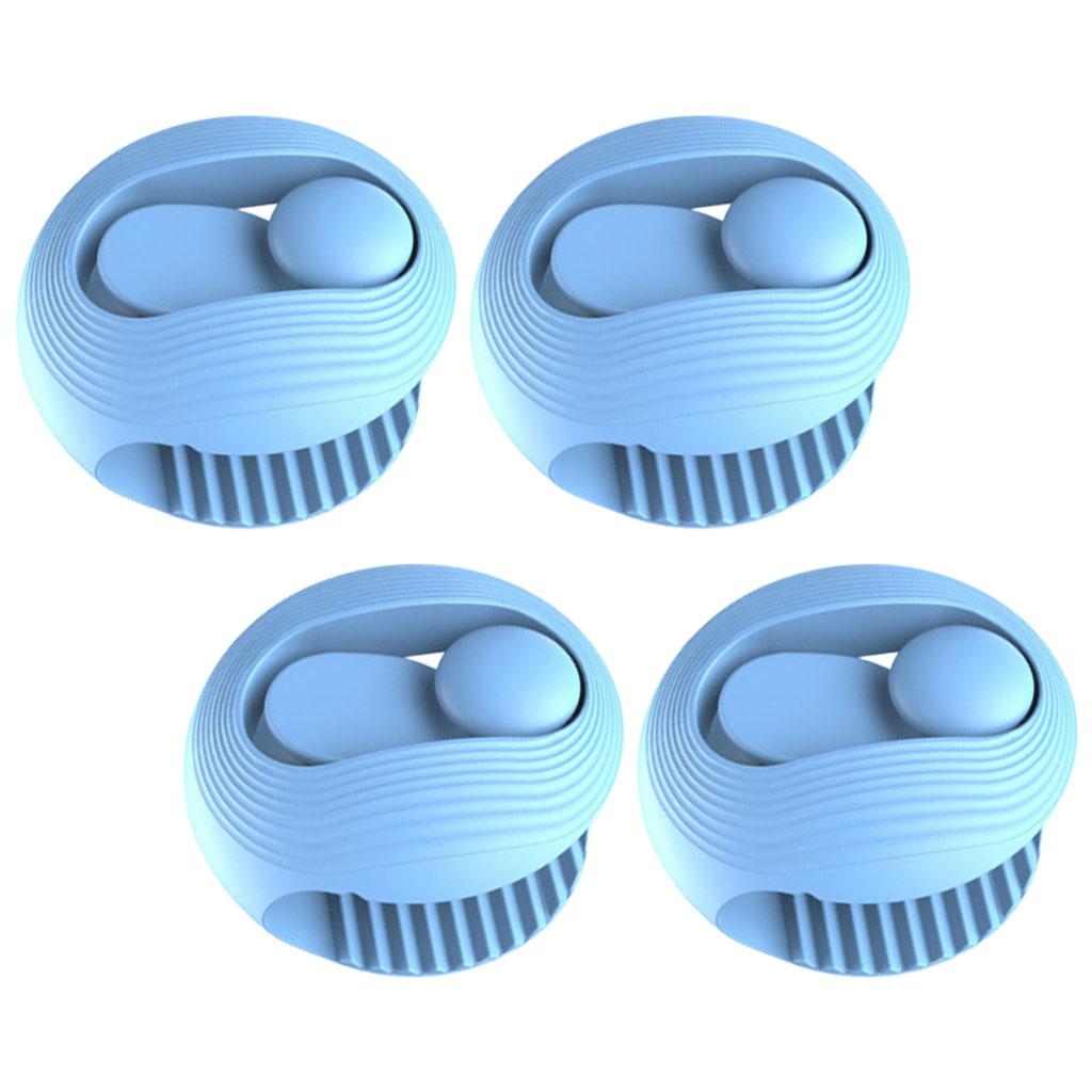 Bed Cover Grippers Fasteners Clips Slip-Resistant for Winter Quilts Clothes blue