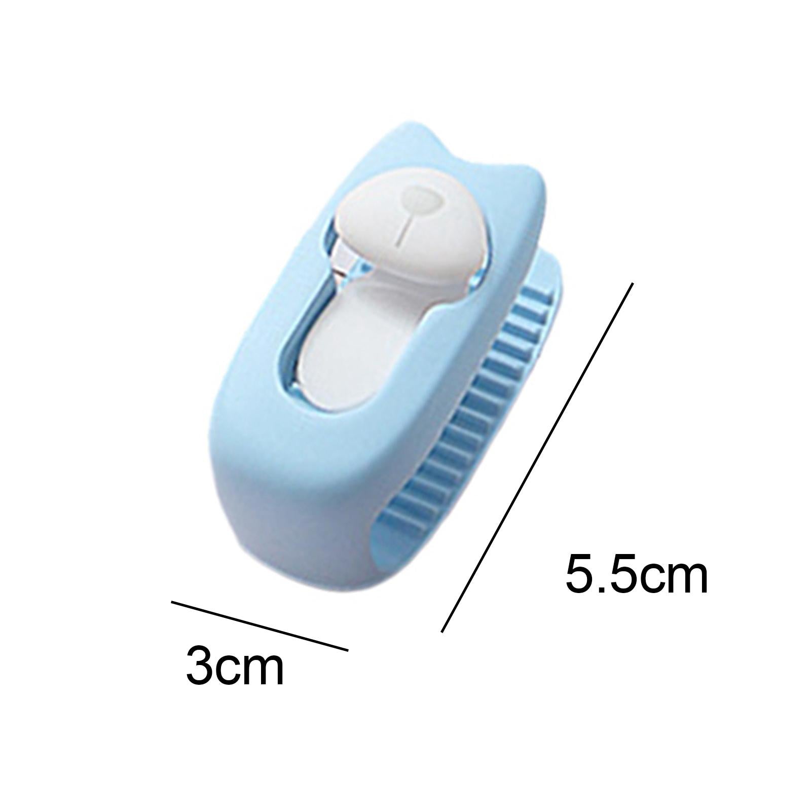 4 PCS Blanket Grippers Quilt Non-Slip Adjustable Mattress Bear Clip Fastener Light Blue