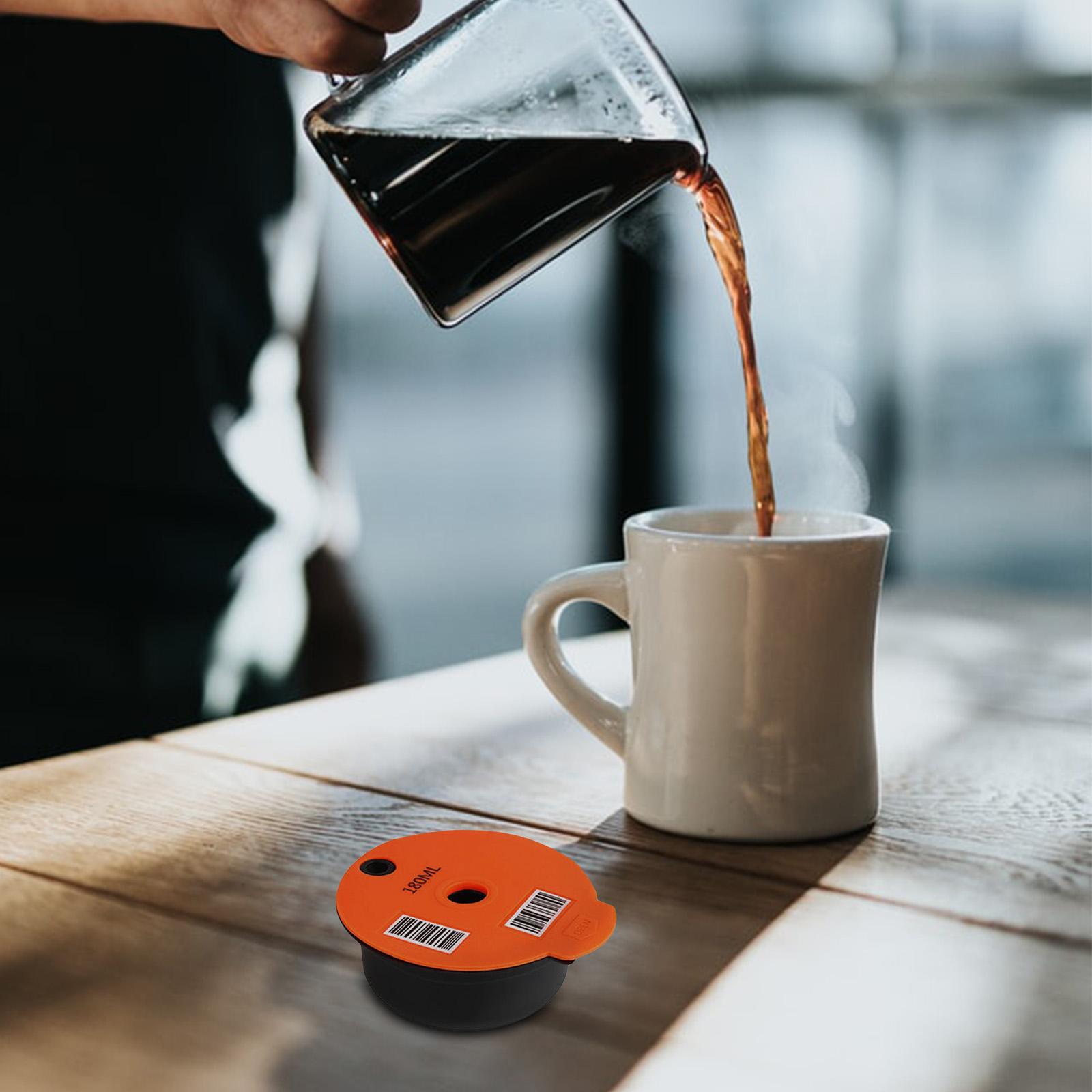 Espresso Coffee Capsules Brush Spoon Set for TAS5552UC/05 Coffee Machine Orange 180ML