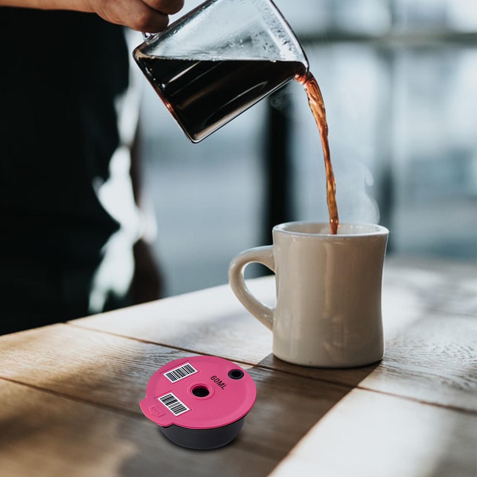 Espresso Coffee Capsules Brush Spoon Set for TAS5552UC/05 Coffee Machine Pink 60ML