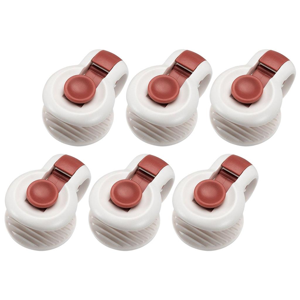6Pcs Duvet Cover Clip Duvet Sheet Fixer Prevent Shifting Blankets Fastener red