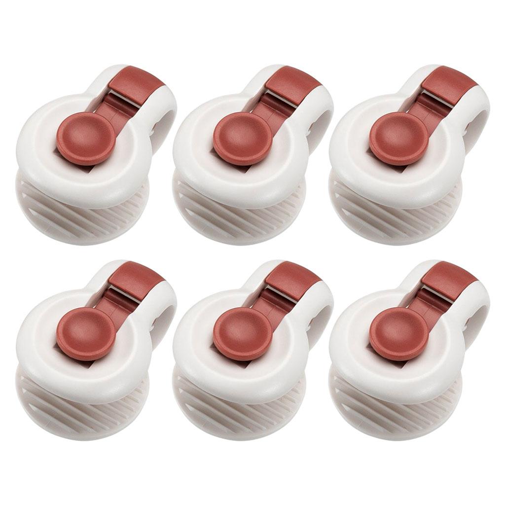 6Pcs Duvet Cover Clip Duvet Sheet Fixer Prevent Shifting Blankets Fastener red
