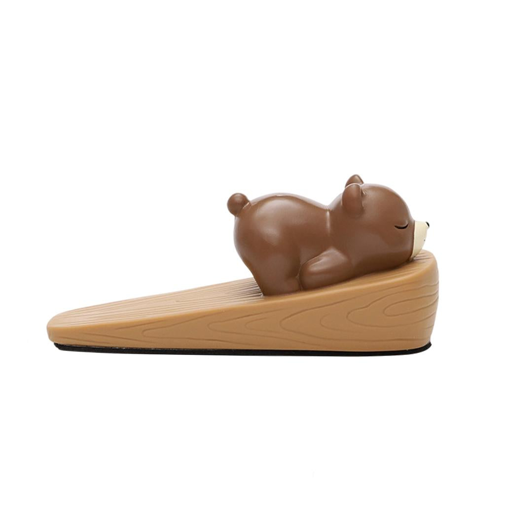 Animal Shaped Door Stopper Non Slip Safety Cartoon for Office Door Seam Bear