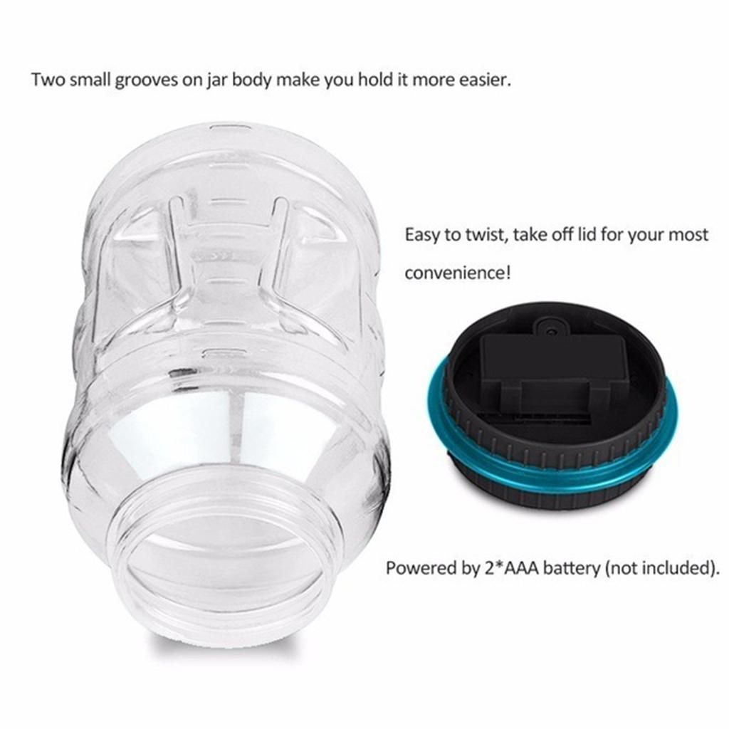 Electronic Digital Counting Coin Bank Easy Read 1.5L for Gifts Adults Kids
