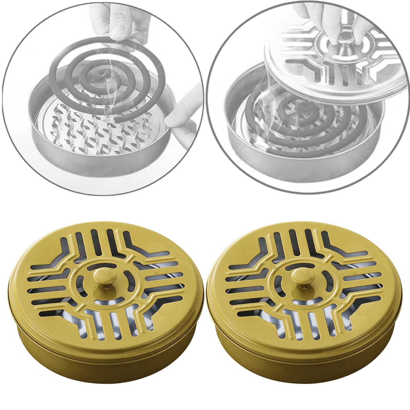 Burner Coil Holder Coil Incense Burner for Camping Indoor  Green
