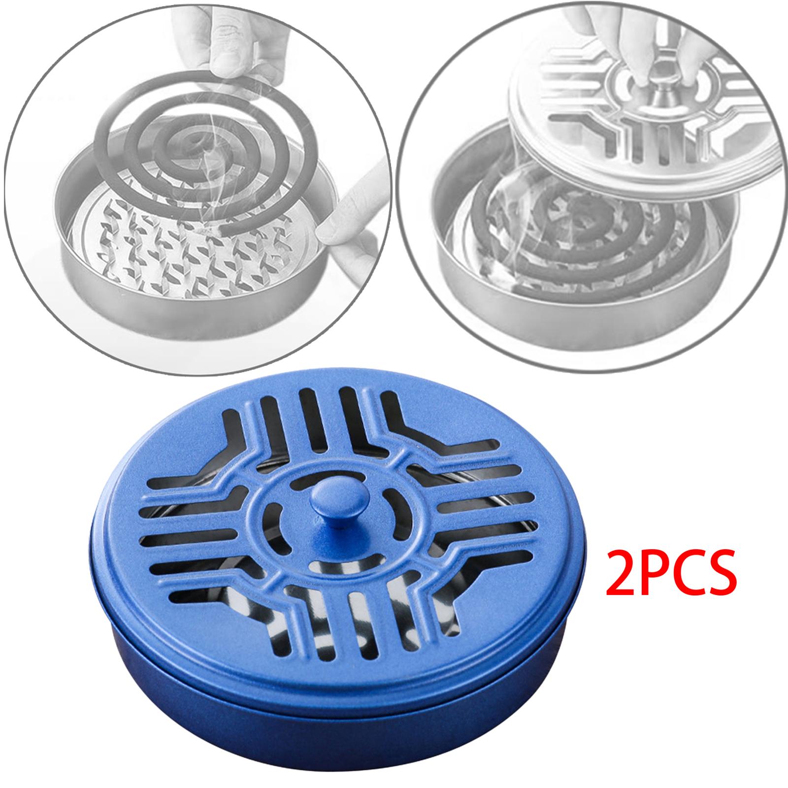 Burner Coil Holder Coil Incense Burner for Camping Indoor  Blue