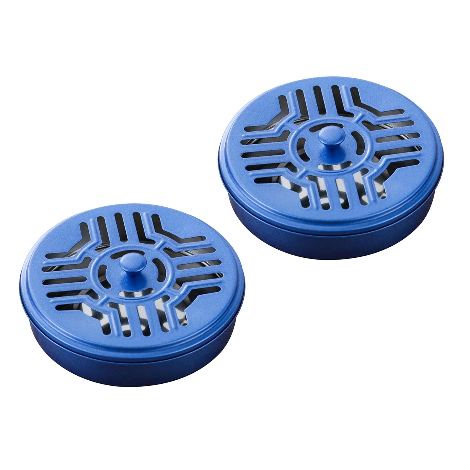Burner Coil Holder Coil Incense Burner for Camping Indoor  Blue
