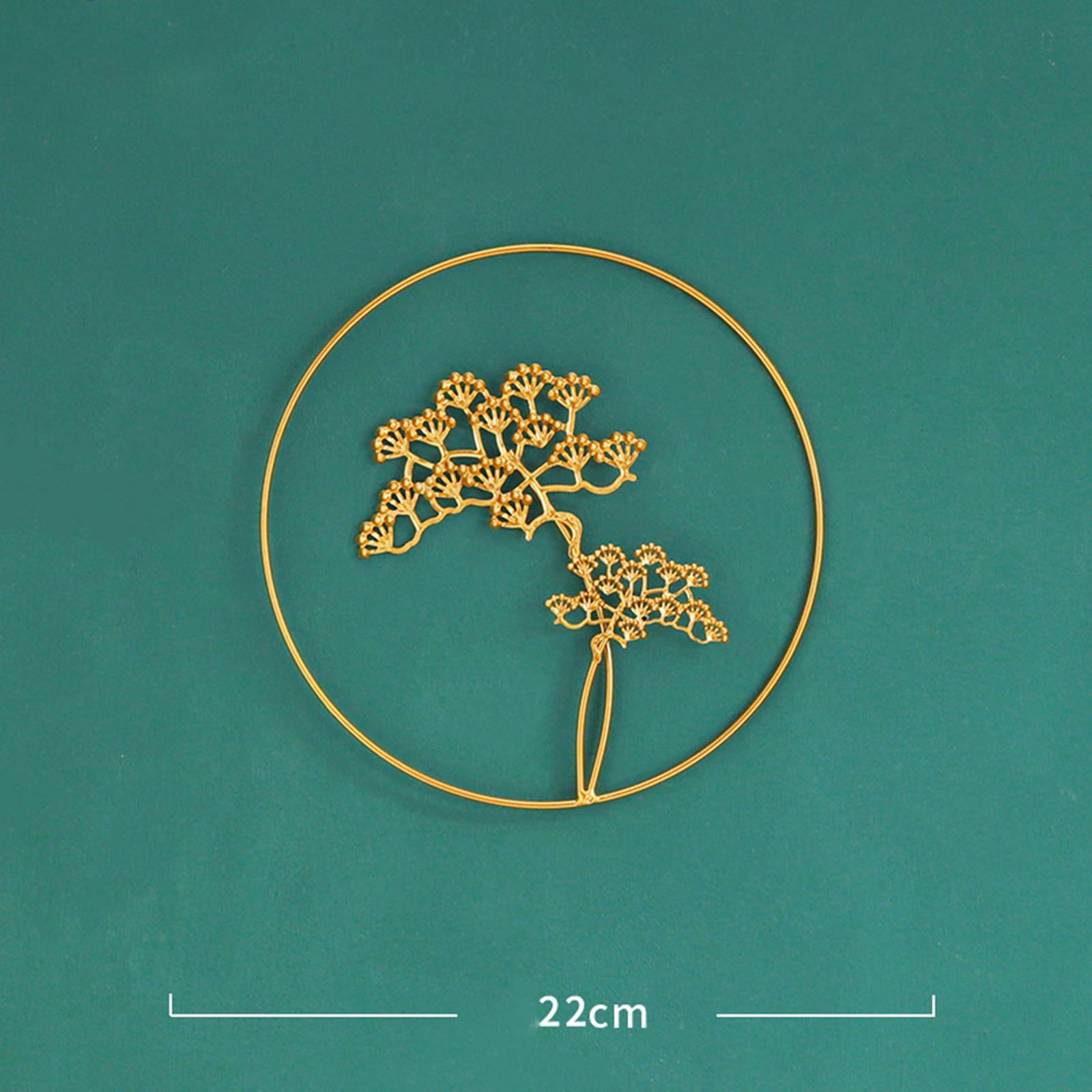 Welcome Guests Pine Metal Wall Art Decor for TV Background Bedroom A