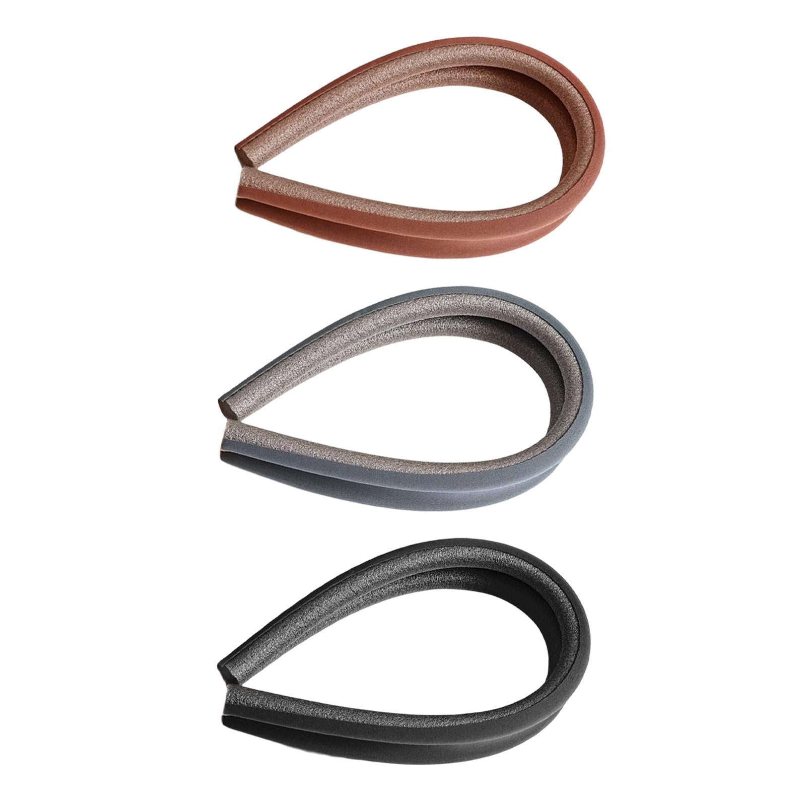 Door Draft Stopper Soundproof Anti Collision Durable Protector for Household Gray