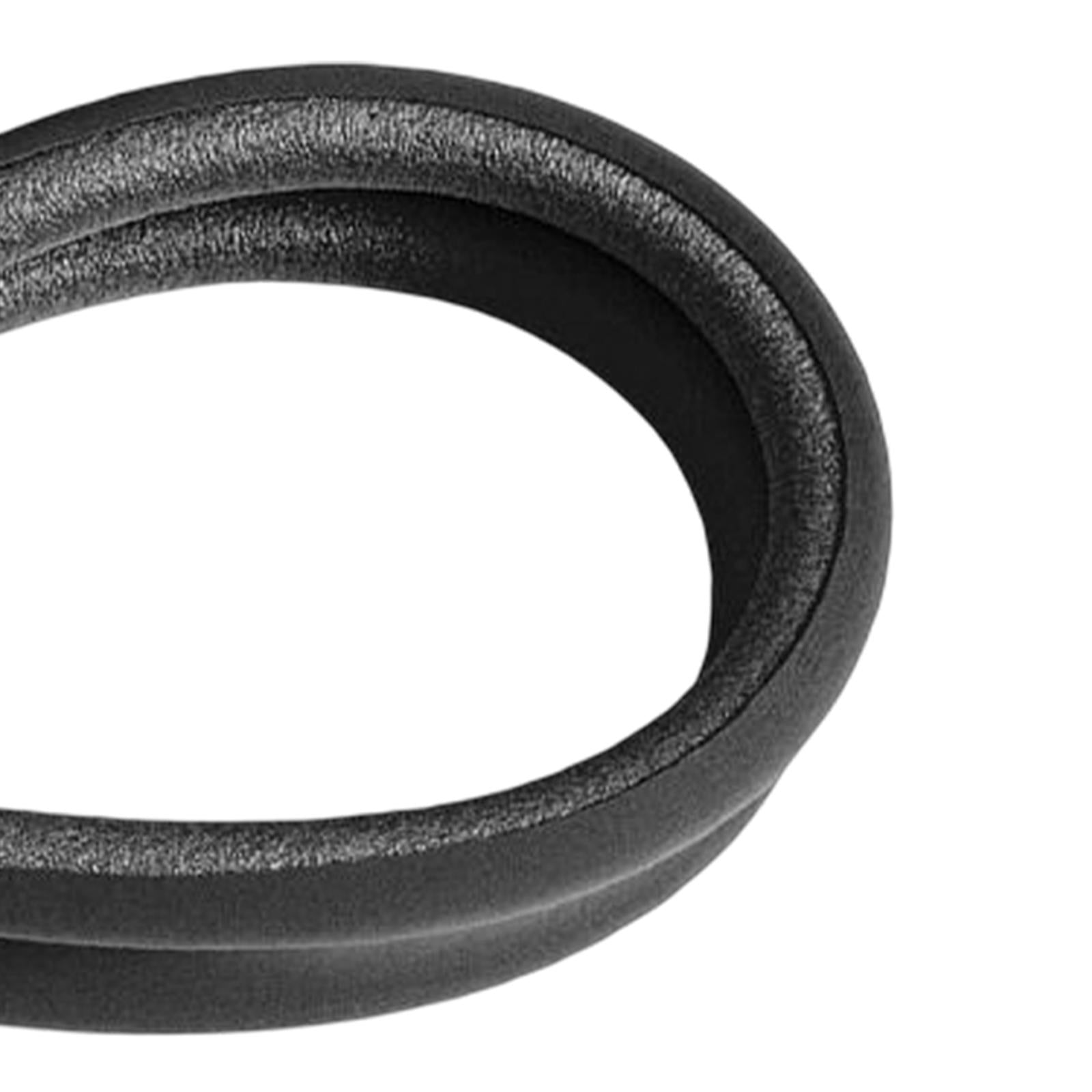 Door Draft Stopper Soundproof Anti Collision Durable Protector for Household Black
