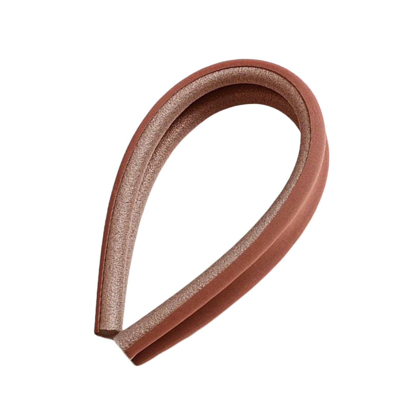 Door Draft Stopper Soundproof Anti Collision Durable Protector for Household Brown