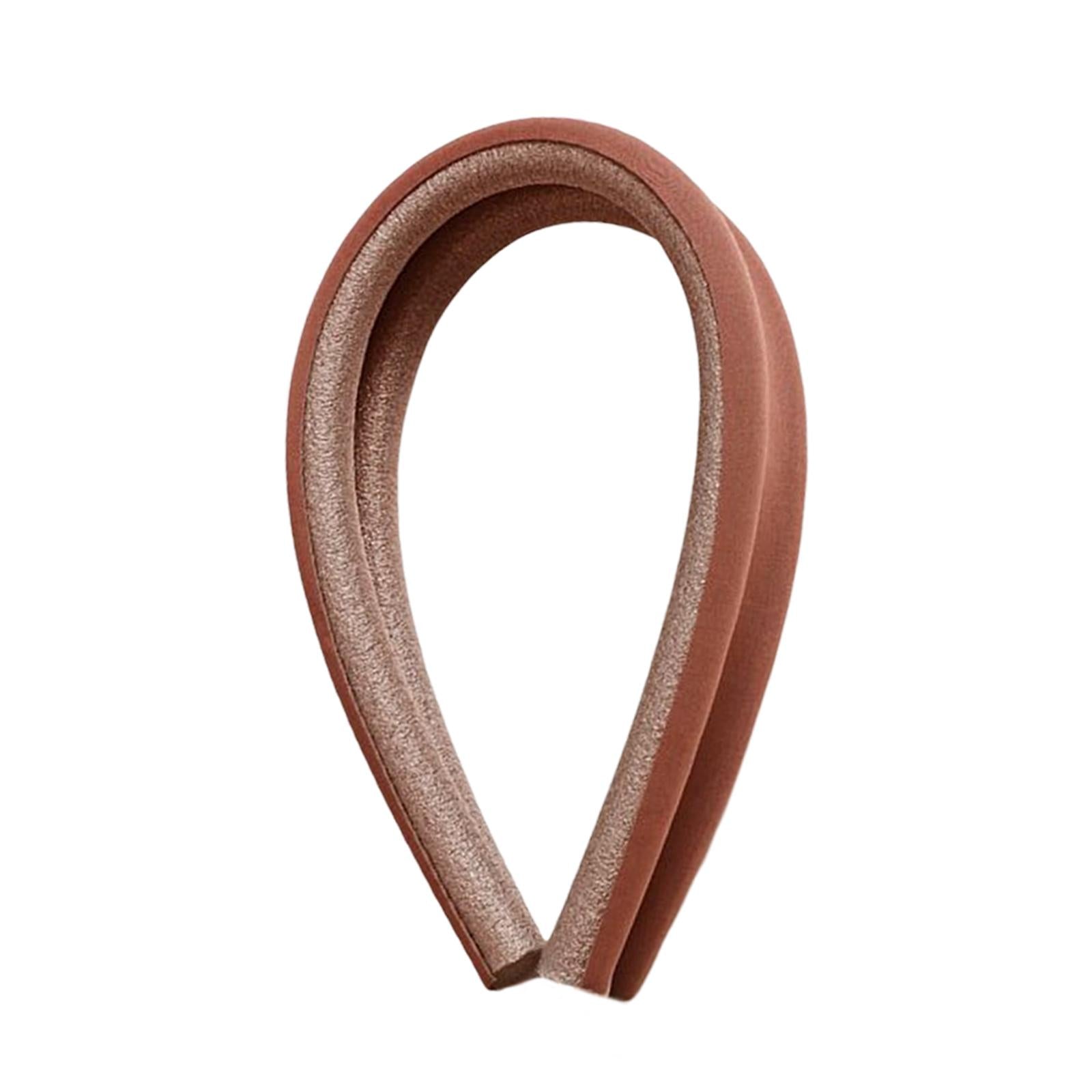 Door Draft Stopper Soundproof Anti Collision Durable Protector for Household Brown
