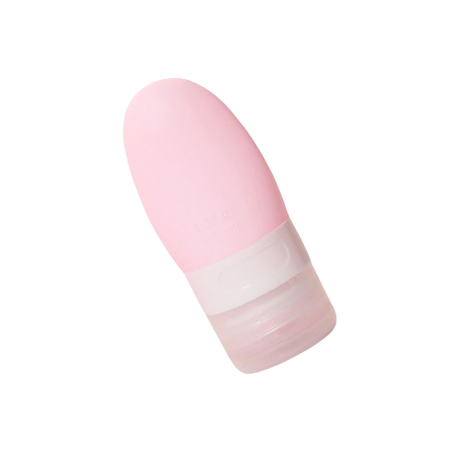 Travel Bottles Leakproof Squeezable Refillable for Shampoo Body Wash Liquids Pink