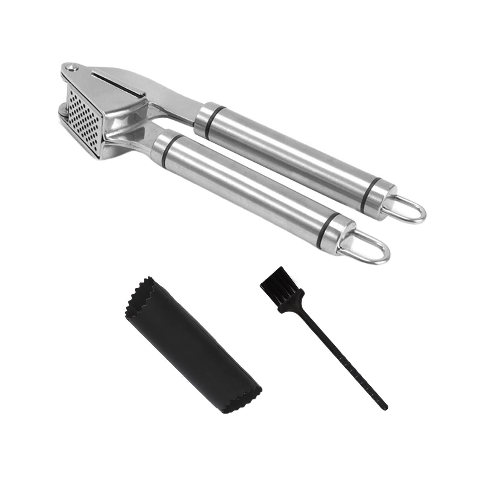 Garlic Ginger Squeezer Press with Garlic peelers Crusher Kitchen Tool
