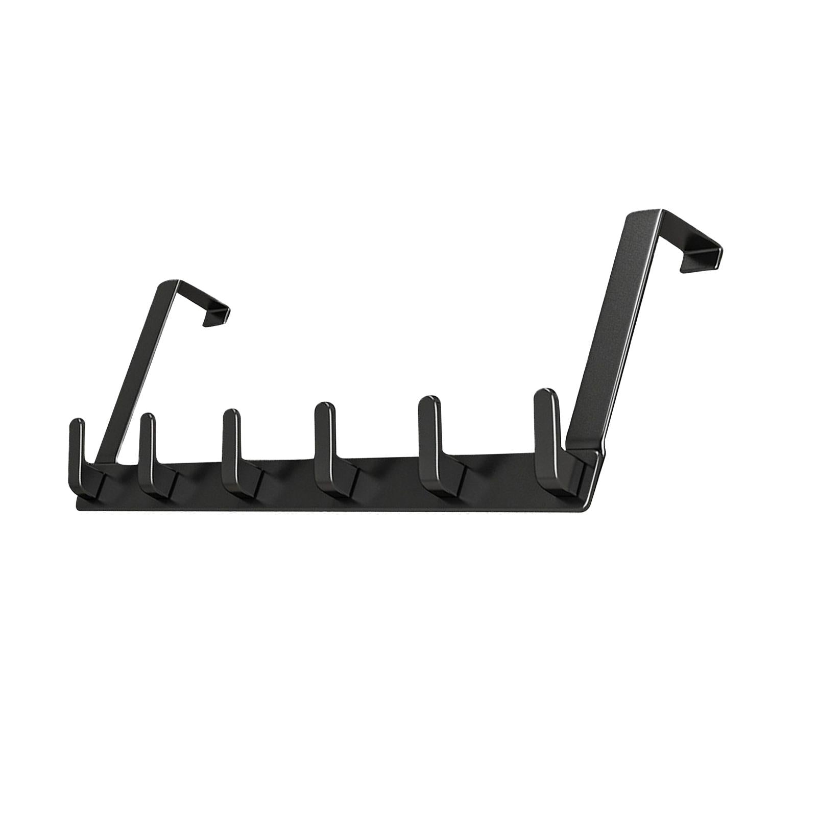 Over door Coat Rack Scratch Resistance Anti Slip for Bedroom Office Wall