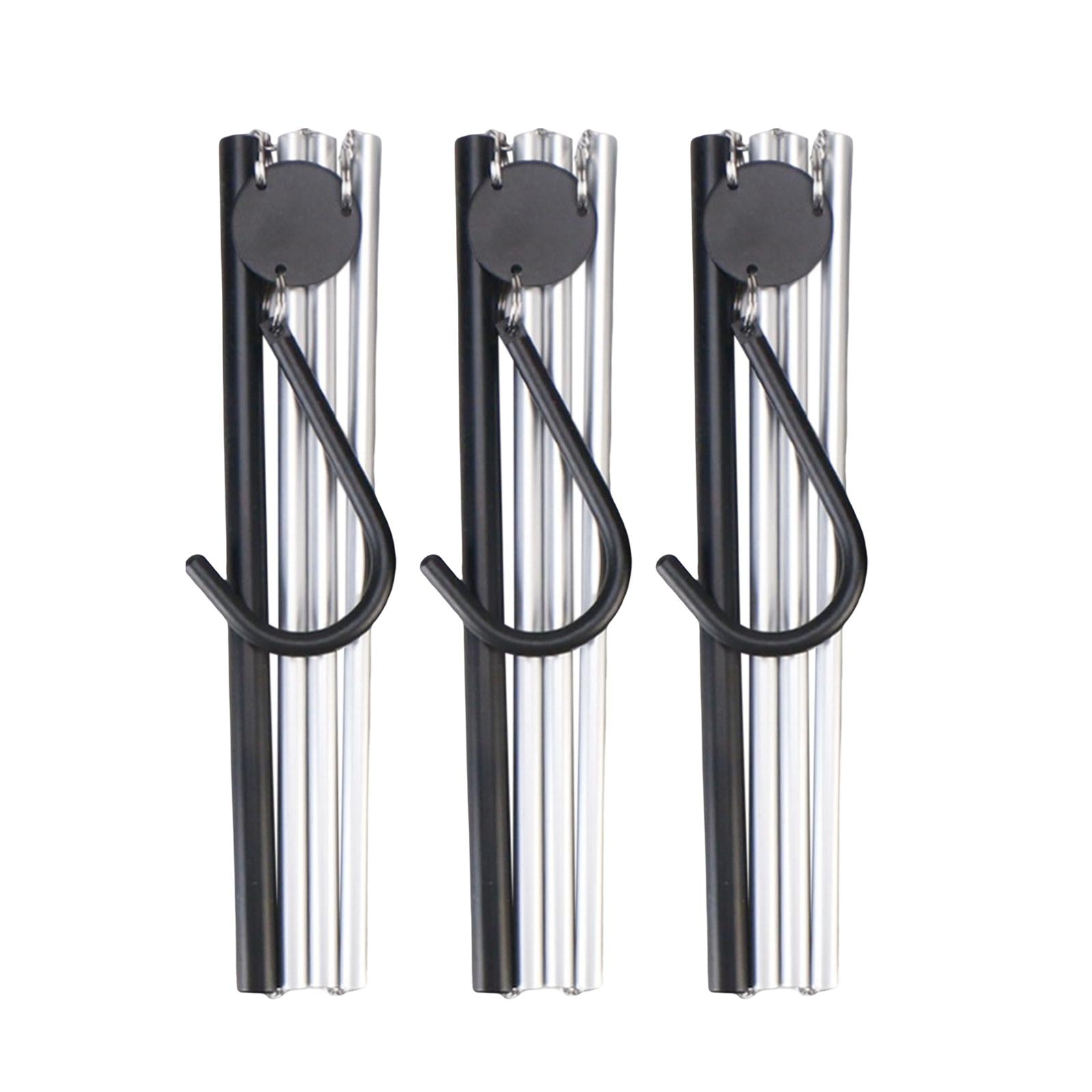 Collapsible Clothing Hanger Wardrobe Organizer Portable for Home Balcony Black