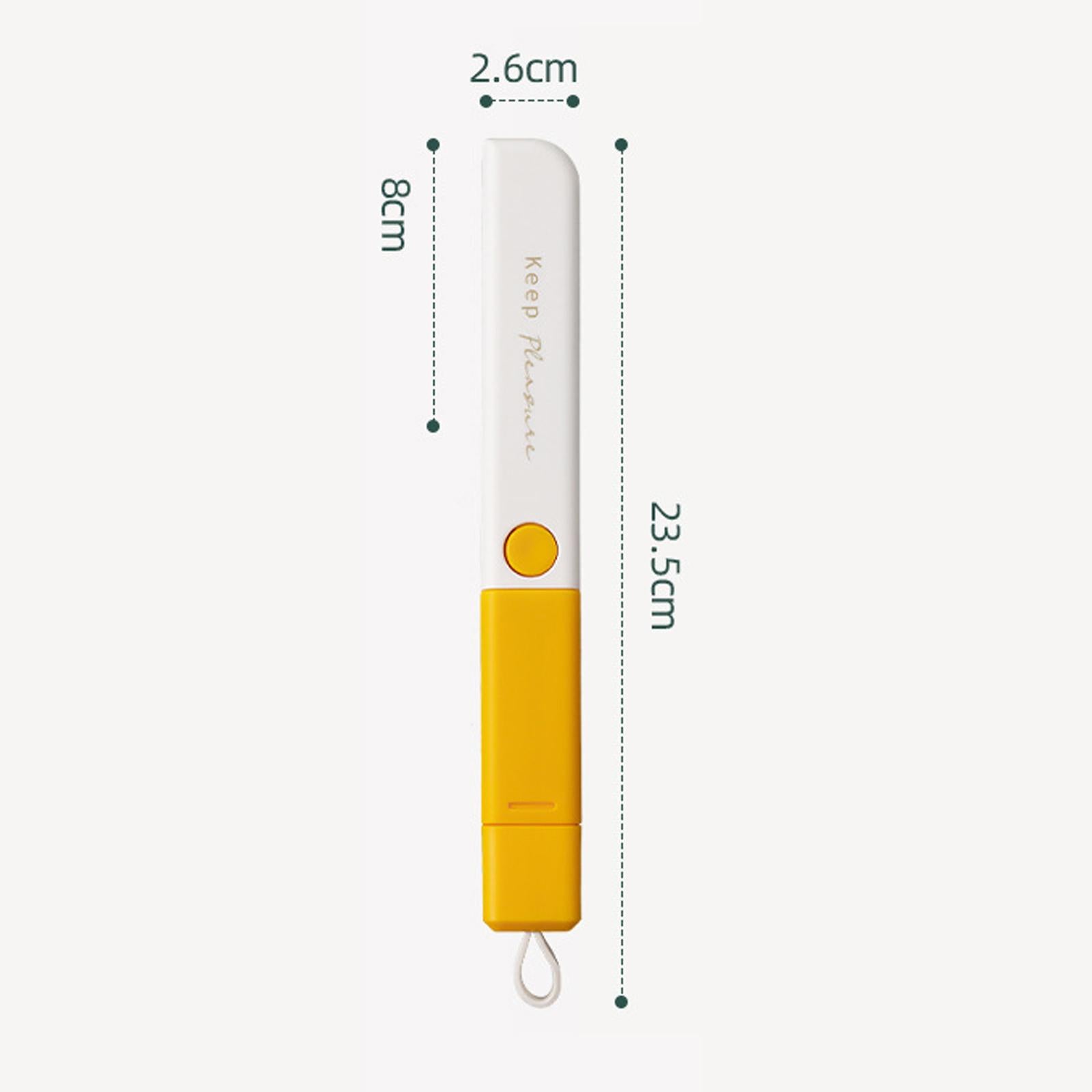 Double Sided Loose hair remover Brushes Foldable for Pet Hair Dust Lint Yellow