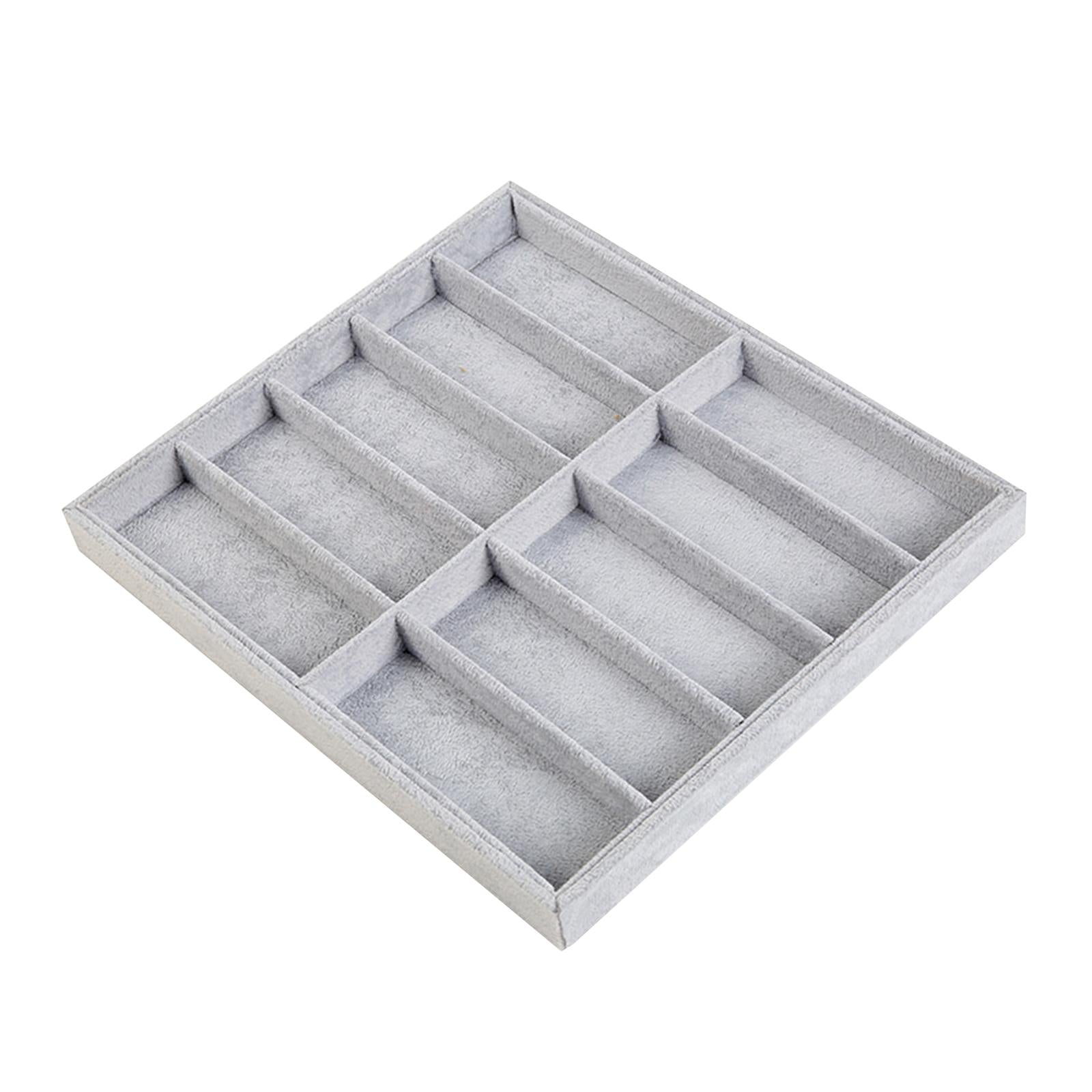 10 Grid Eyeglass Sunglasses Organiser Case Eyeglasses Eyewear Storage Case flannel