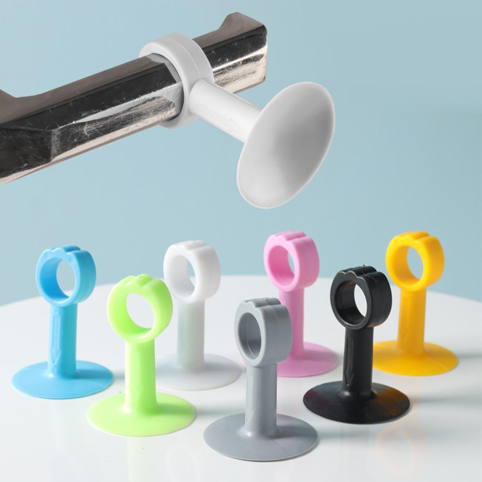 Door Stopper Door Knob Bumper Door Pad for Bedroom Living Room  Gray