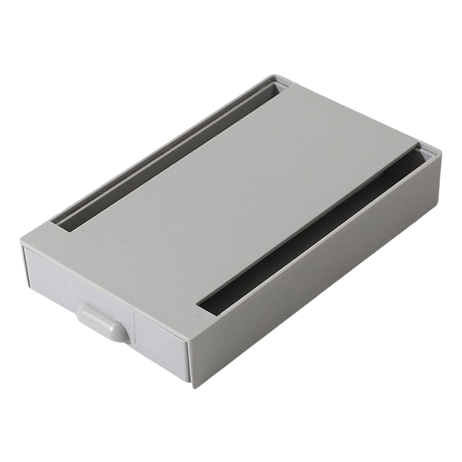 Desk Pencil Drawer Organizer Storage Attachable Desk Drawer for Closet Gray