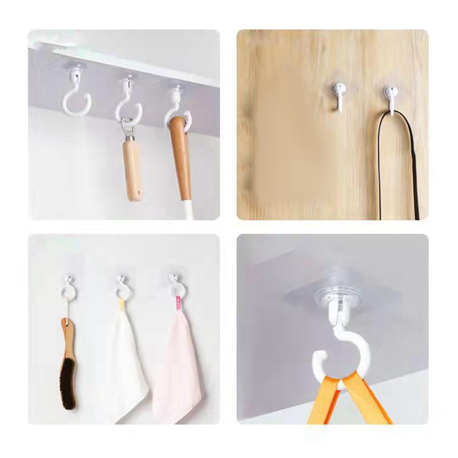 Multifunctional Hooks Hanger Towel Holder for Kitchen Living Room Bathroom