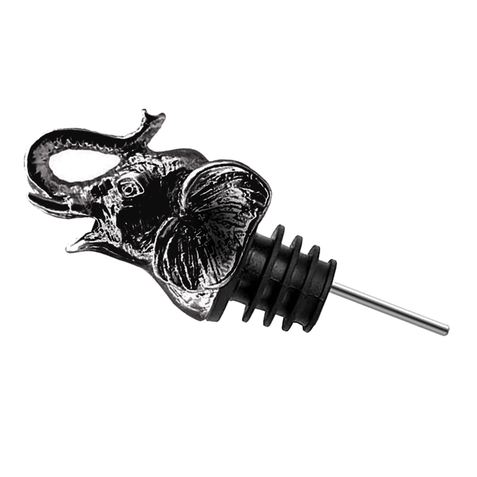 Stainless Steel Wine Pourer Wine Pourer Spout Stopper for Party Elephant