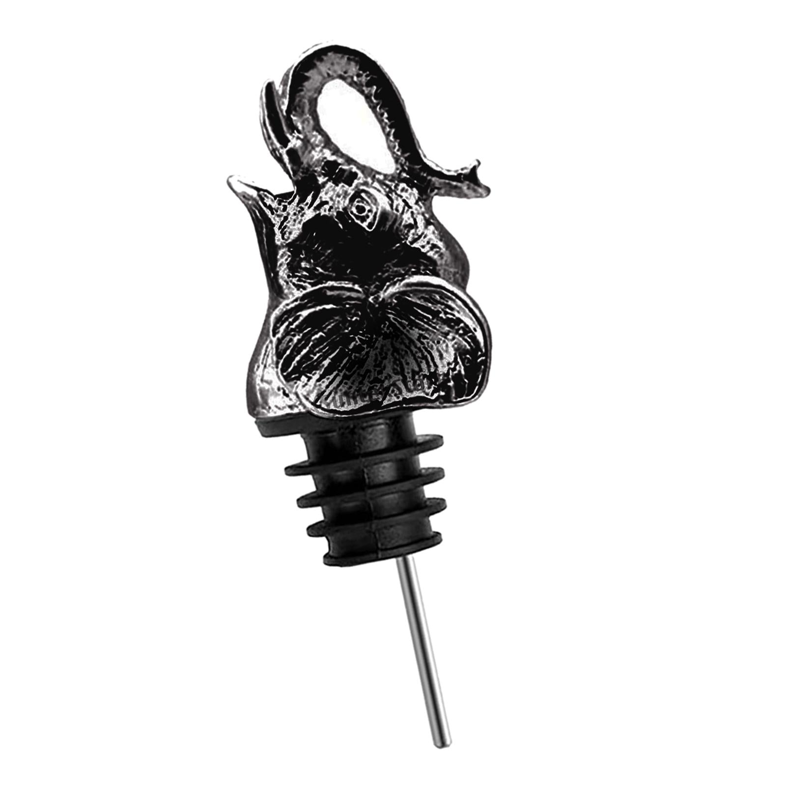 Stainless Steel Wine Pourer Wine Pourer Spout Stopper for Party Elephant