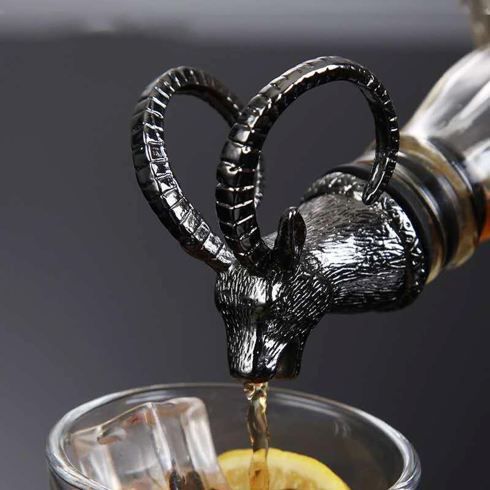 Stainless Steel Wine Pourer Wine Pourer Spout Stopper for Party Sheep