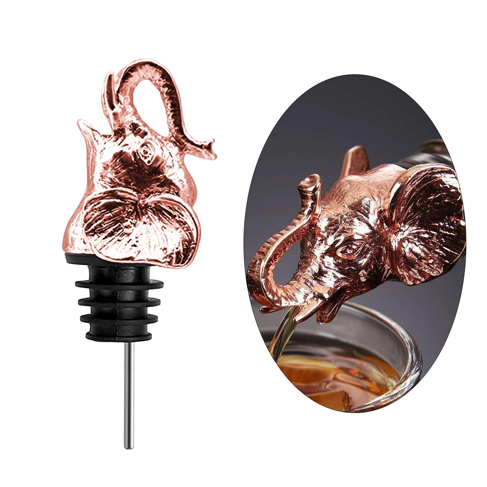 Wine Aerator Pourer Liquor Pourer Wine Stopper Wine Pourer for Club Bar Home Elephant
