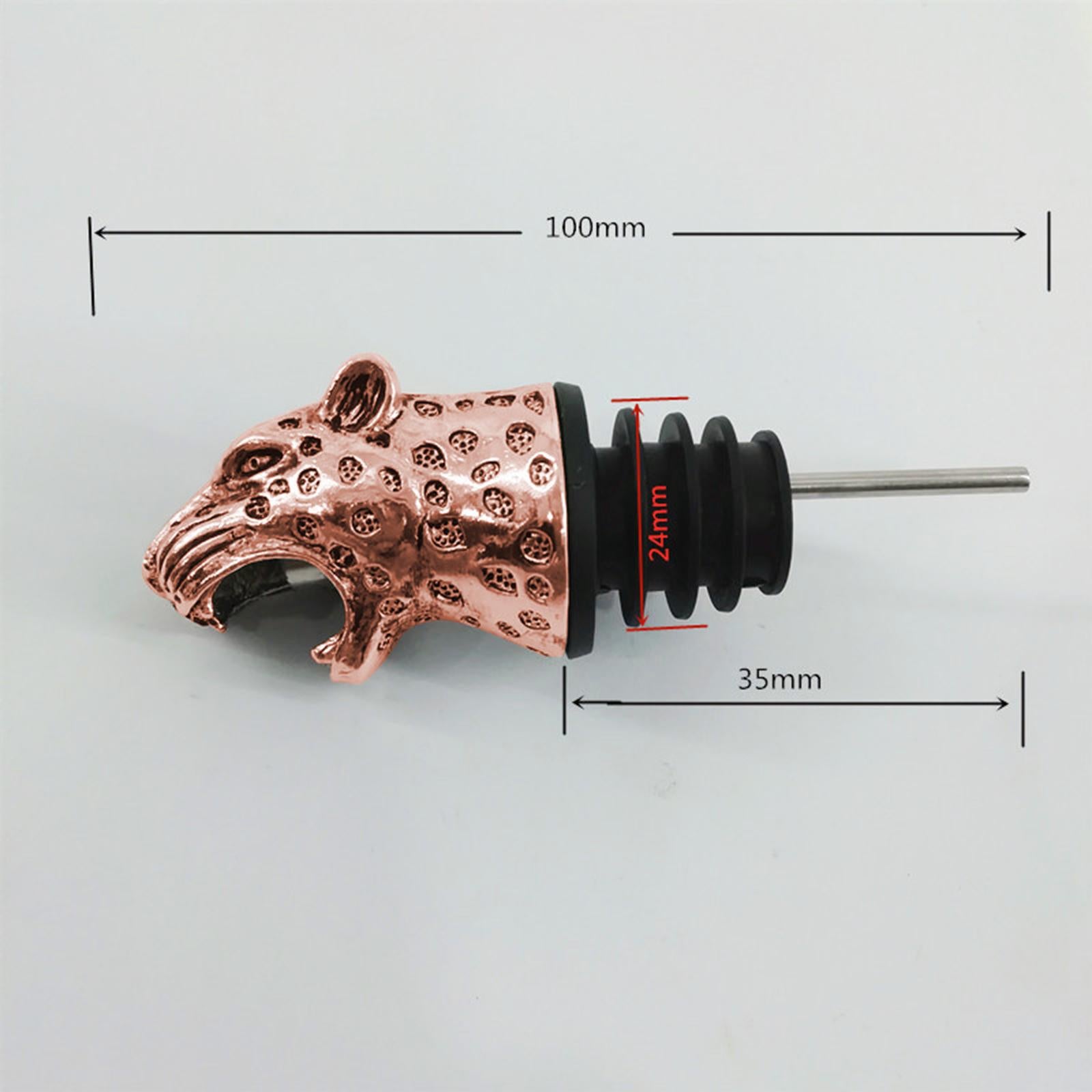 Wine Aerator Pourer Liquor Pourer Wine Stopper Wine Pourer for Club Bar Home Leopard