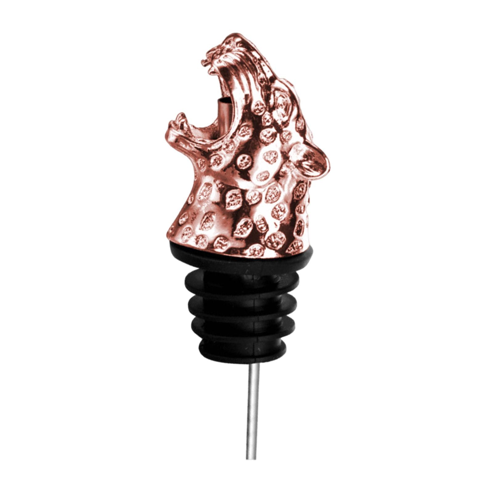 Wine Aerator Pourer Liquor Pourer Wine Stopper Wine Pourer for Club Bar Home Leopard