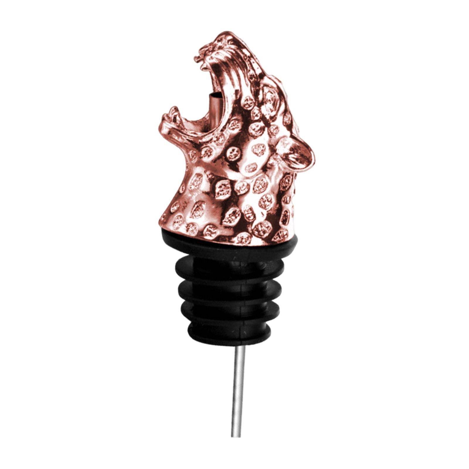 Wine Aerator Pourer Liquor Pourer Wine Stopper Wine Pourer for Club Bar Home Leopard