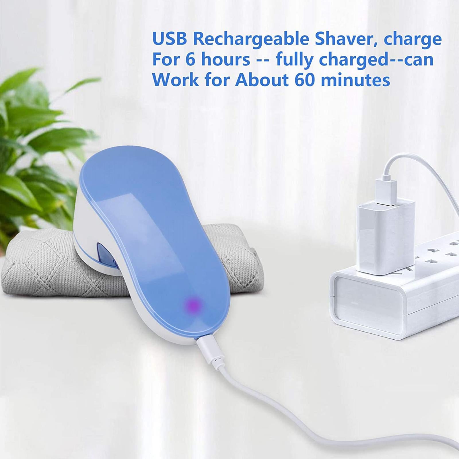 Lint Remover Fabric Shaver Removal Tool Trimmer for Cashmere Clothing Wool Blue