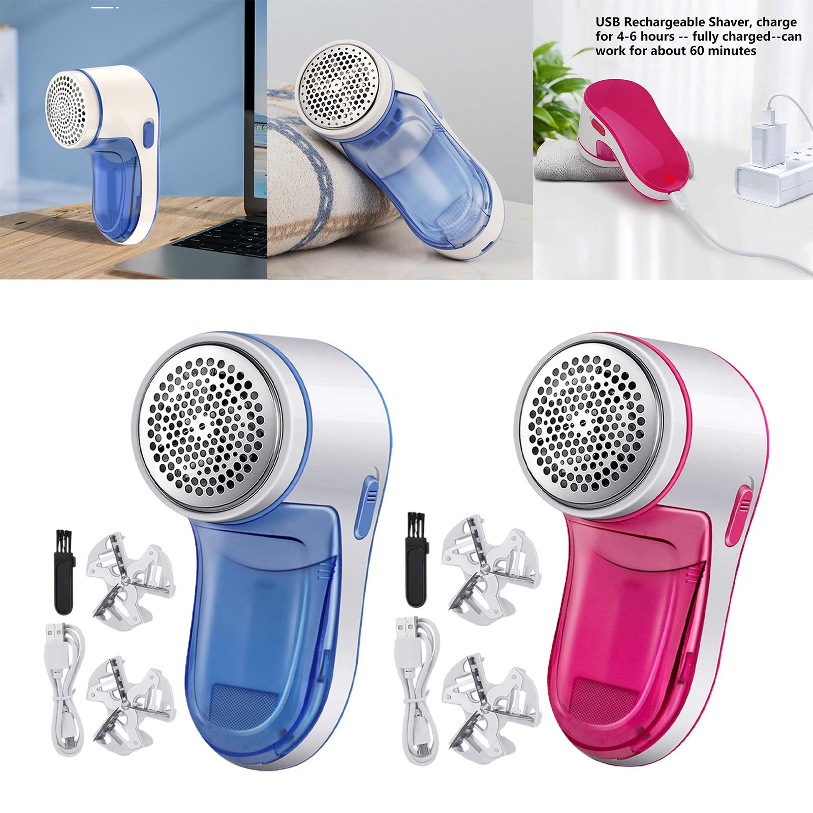 Lint Remover Fabric Shaver Removal Tool Trimmer for Cashmere Clothing Wool Blue