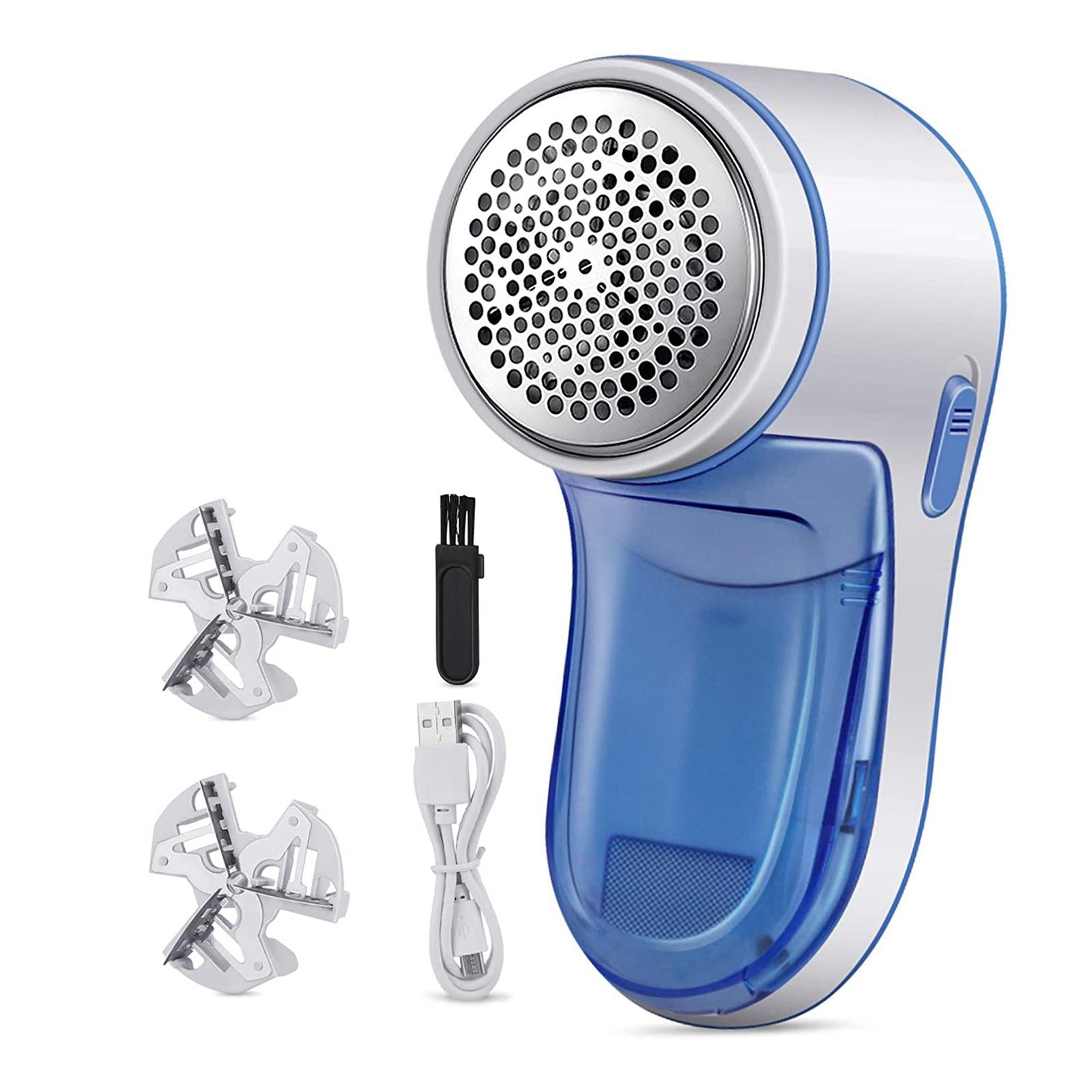 Lint Remover Fabric Shaver Removal Tool Trimmer for Cashmere Clothing Wool Blue