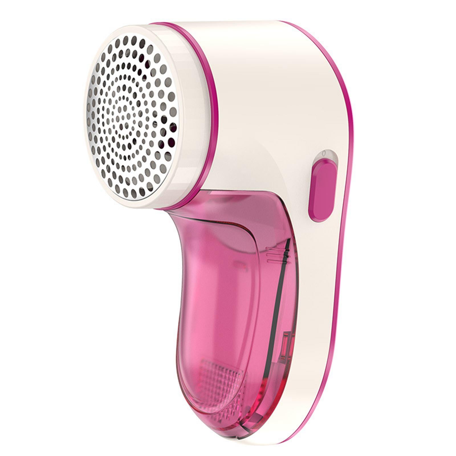 Lint Remover Fabric Shaver Removal Tool Trimmer for Cashmere Clothing Wool Pink