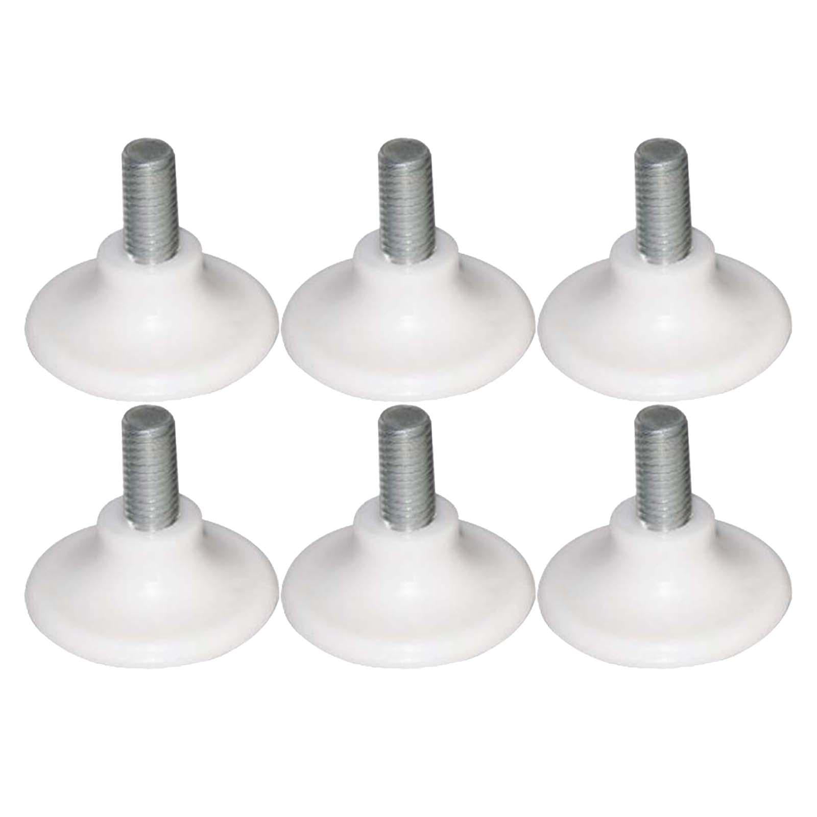 6 Pieces Furniture Levelers Leveling Feet for Furniture Chair 0.8cmx2cm