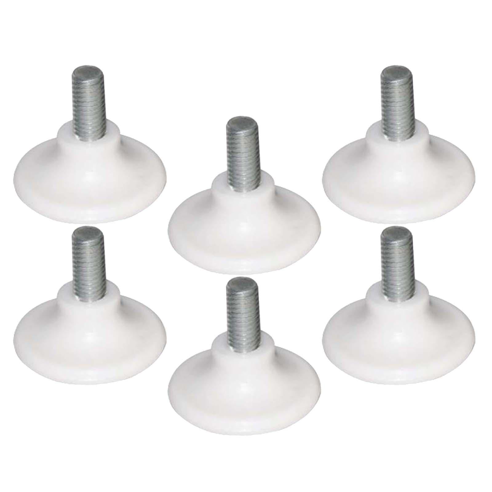 6 Pieces Furniture Levelers Leveling Feet for Furniture Chair 0.8cmx2cm