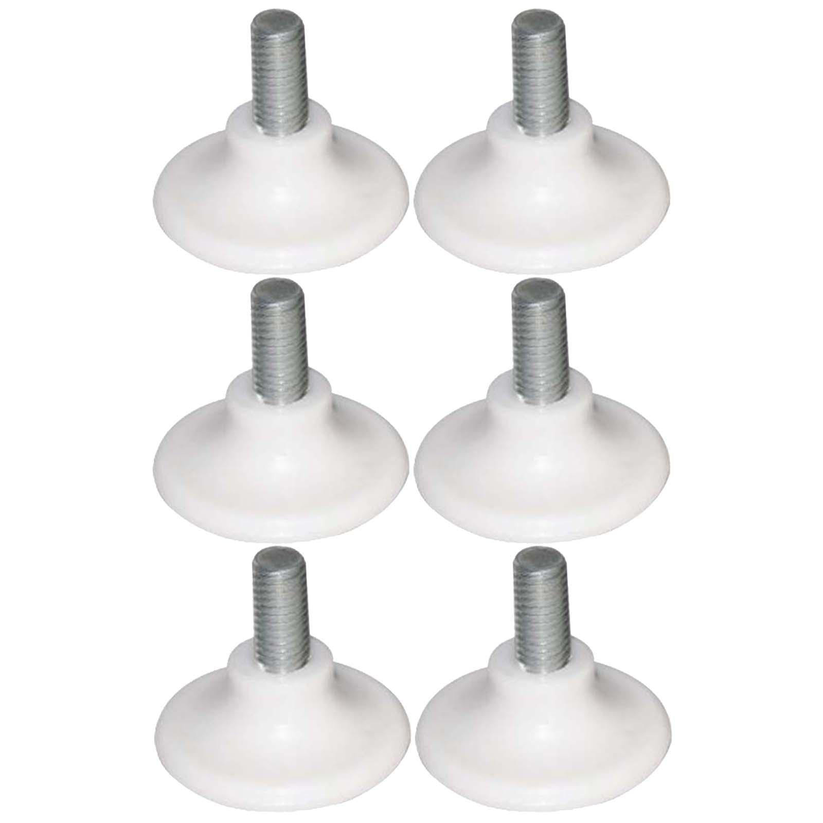 6 Pieces Furniture Levelers Leveling Feet for Furniture Chair 0.8cmx2cm