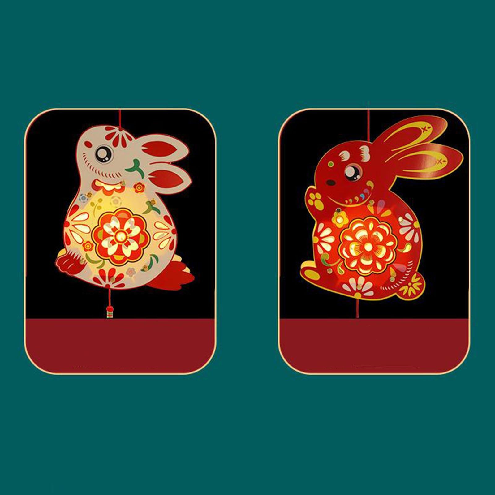 Chinese Style Lantern Making DIY Handmade Props Supplies for Celebration red