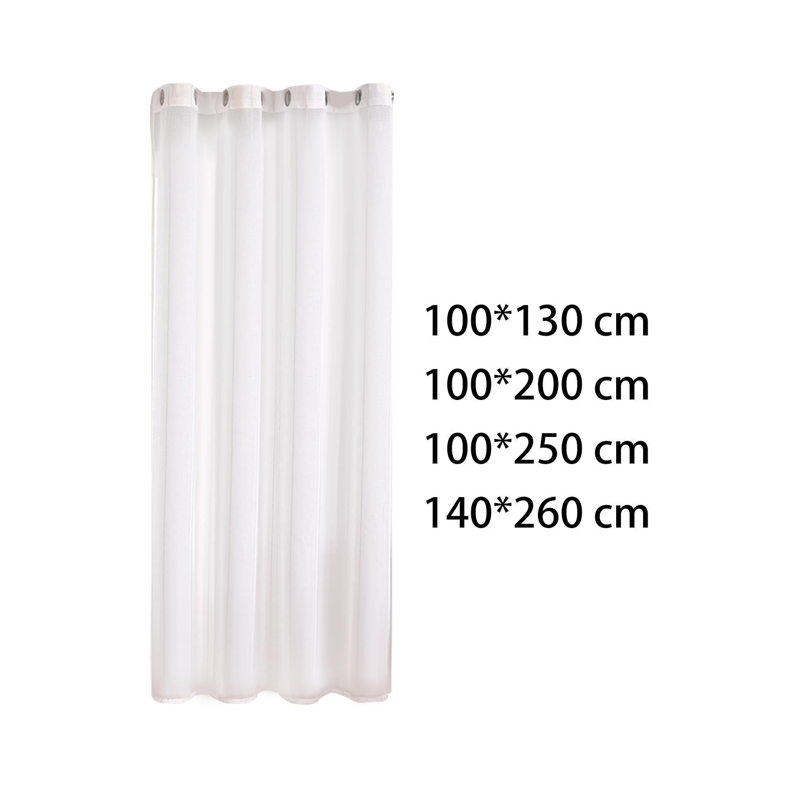Modern Voile Window Curtain Tulle Curtain Drapes for Study 100cmx130cm