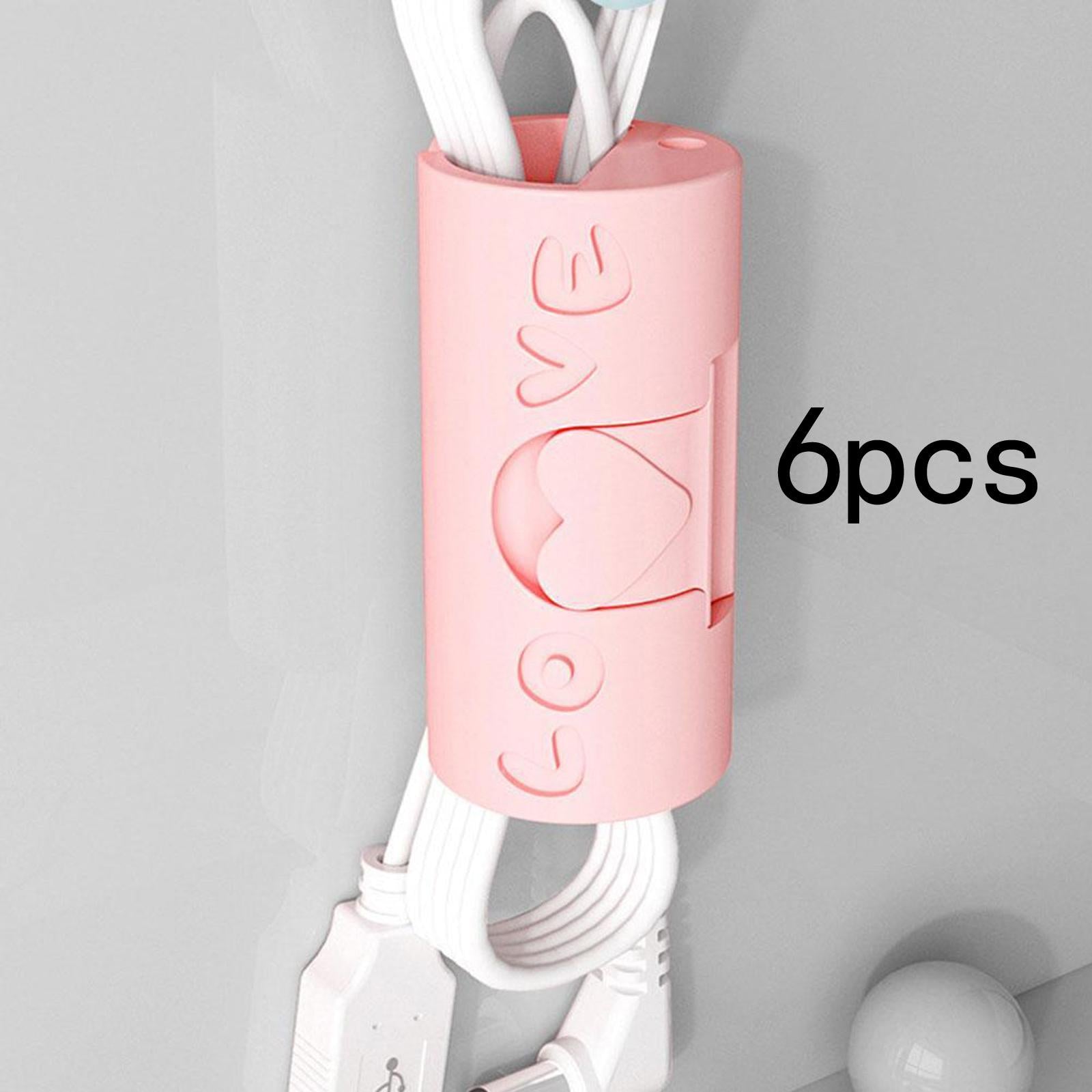 6 Pieces Multipurpose Bed Sheet Fixed Clamp for Fastening Snacks Towels Pink