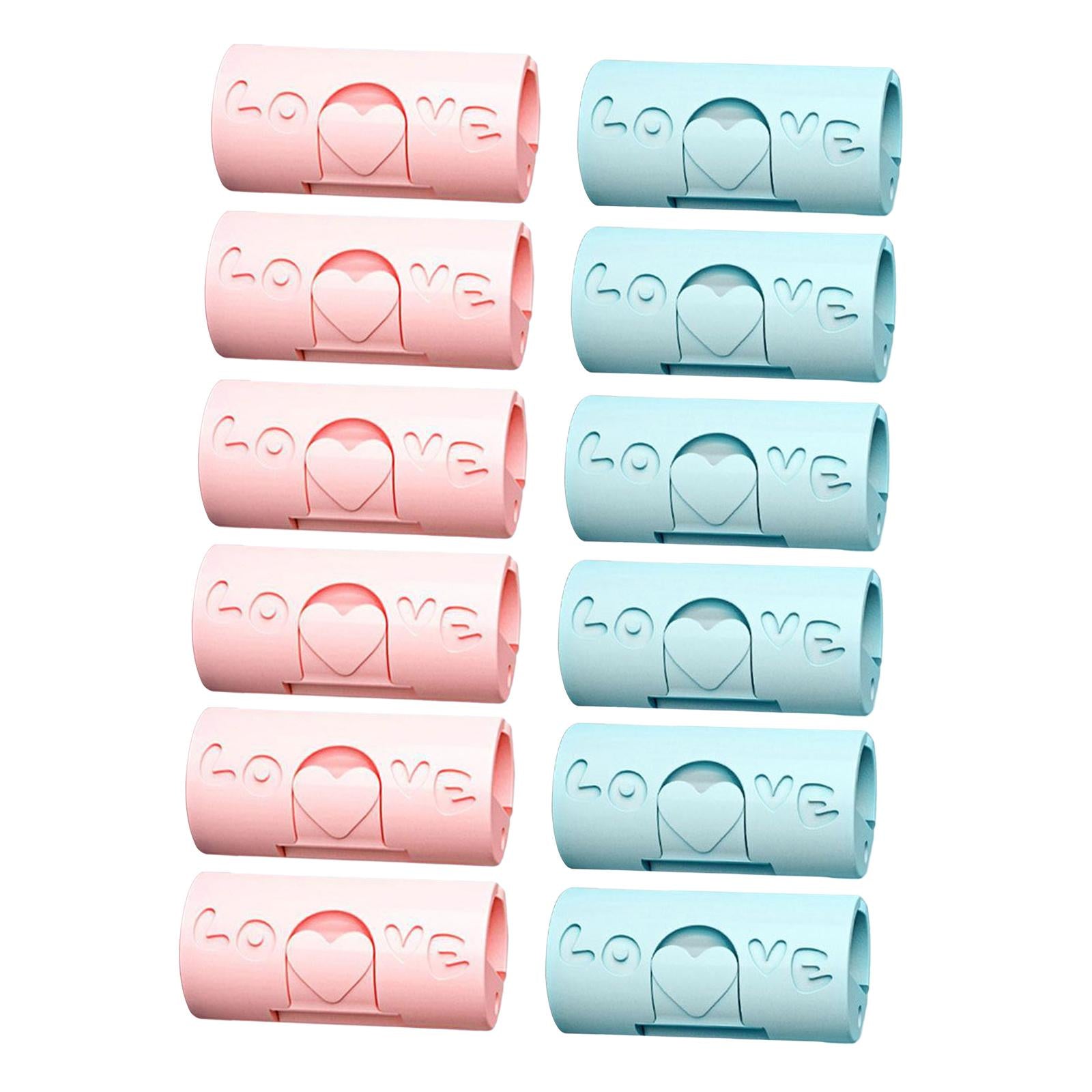 6 Pieces Multipurpose Bed Sheet Fixed Clamp for Fastening Snacks Towels Pink