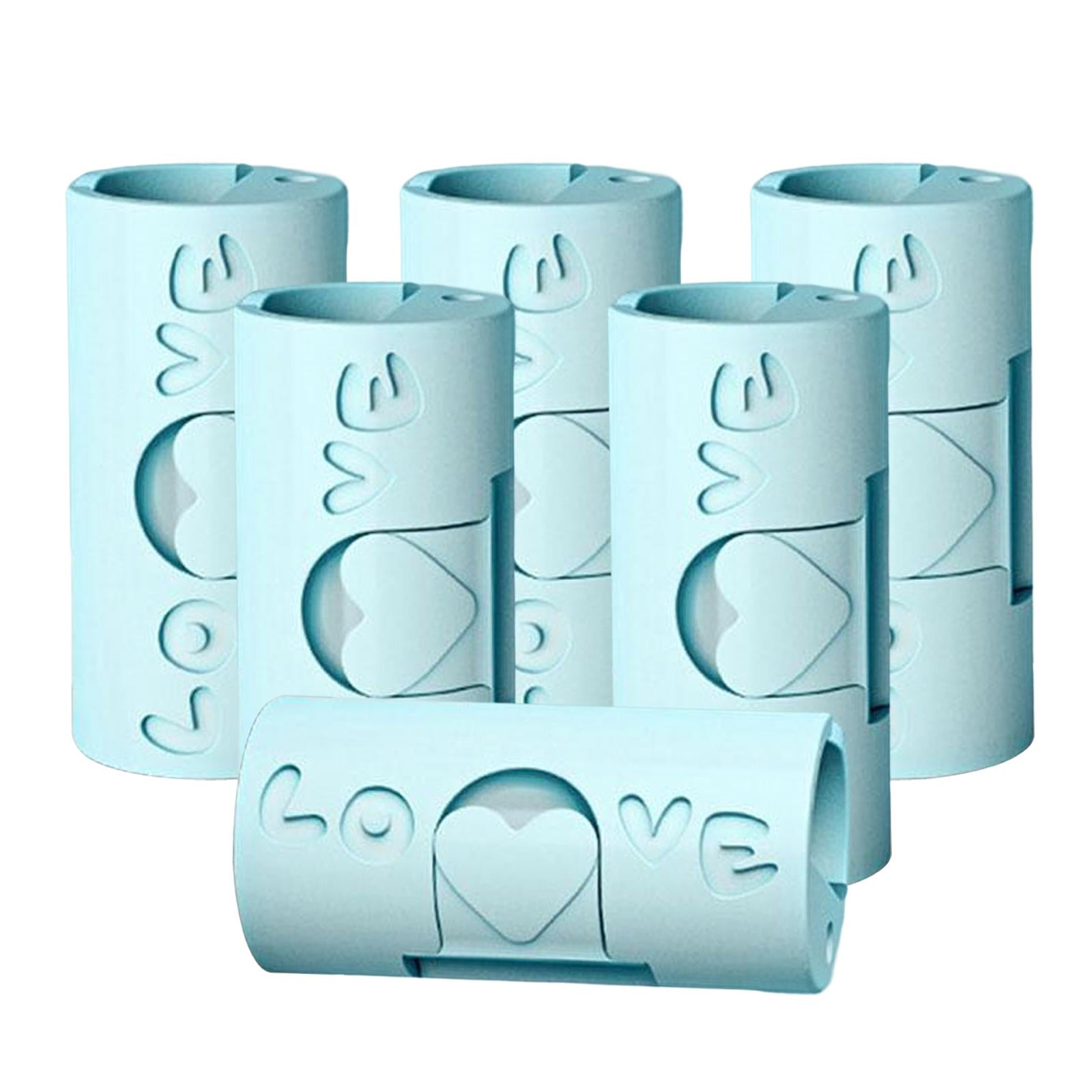 6 Pieces Multipurpose Bed Sheet Fixed Clamp for Fastening Snacks Towels Blue