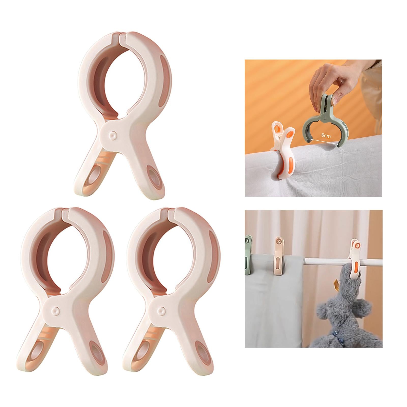 Beach Towel Clips Hanging Clip Clamps for Beach Chair Pool Chair Pink