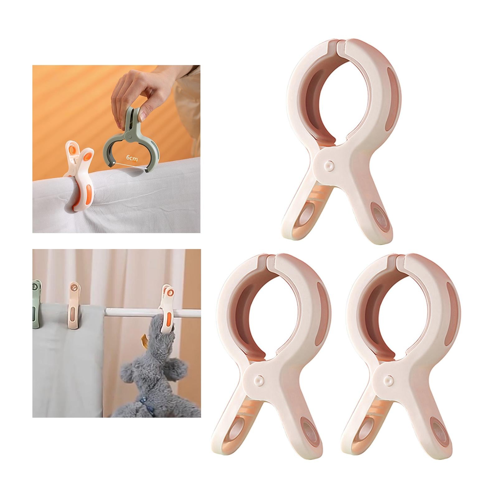 Beach Towel Clips Hanging Clip Clamps for Beach Chair Pool Chair Pink