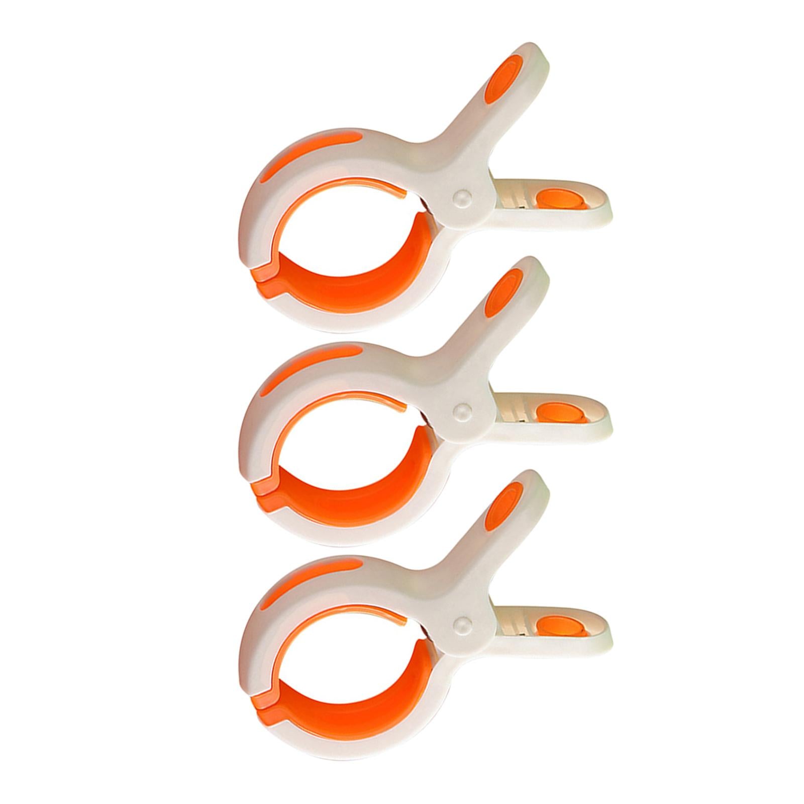 Beach Towel Clips Hanging Clip Clamps for Beach Chair Pool Chair White